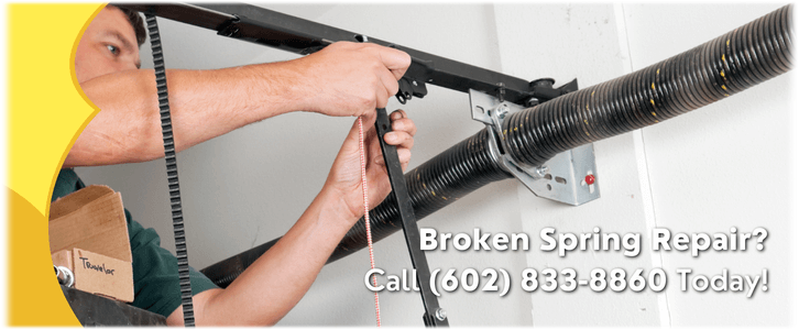 Broken Garage Door Spring Repair Mesa, AZ